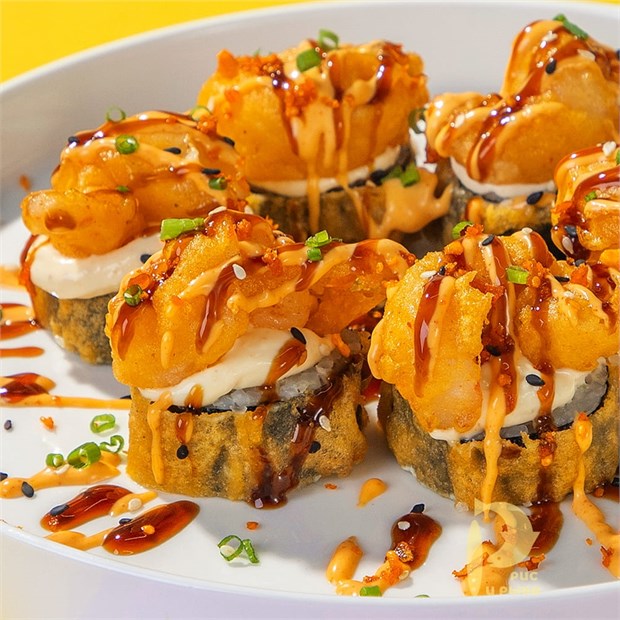 Темпура ролл со спайси креветкой 6 шт 2025 01381 - фото 753